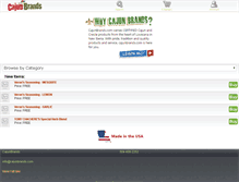 Tablet Screenshot of cajunbrands.com